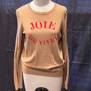 Long sleeve tan sweater